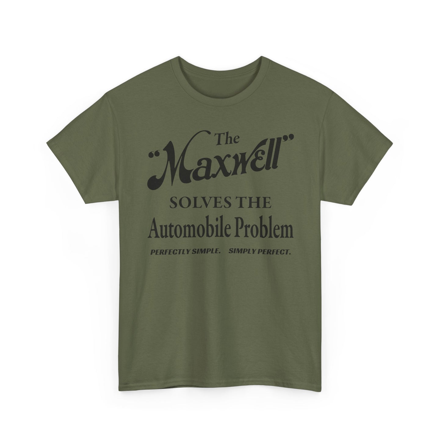 Maxwell Briscoe Motor Club – Vintage Style Unisex Heavy Cotton T-Shirt, Car Enthusiast Gift, Retro Graphic Tee, Casual Wear