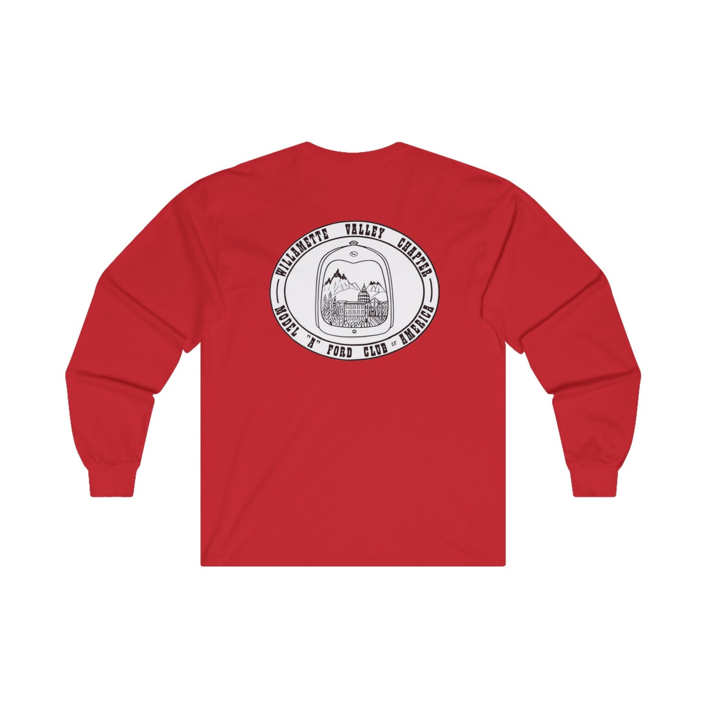 Willamette Valley Chapter MAFCA (front and back logo) Unisex Long Sleeve Tee - Adventure Valley Graphics