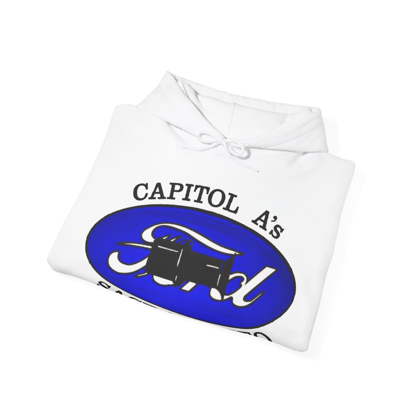 Capitol A's (front print) Unisex Heavy Blend™ Hooded Sweatshirt