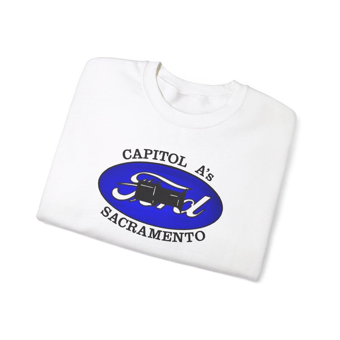 Capitol A's (front print) Unisex Heavy Blend™ Crewneck Sweatshirt