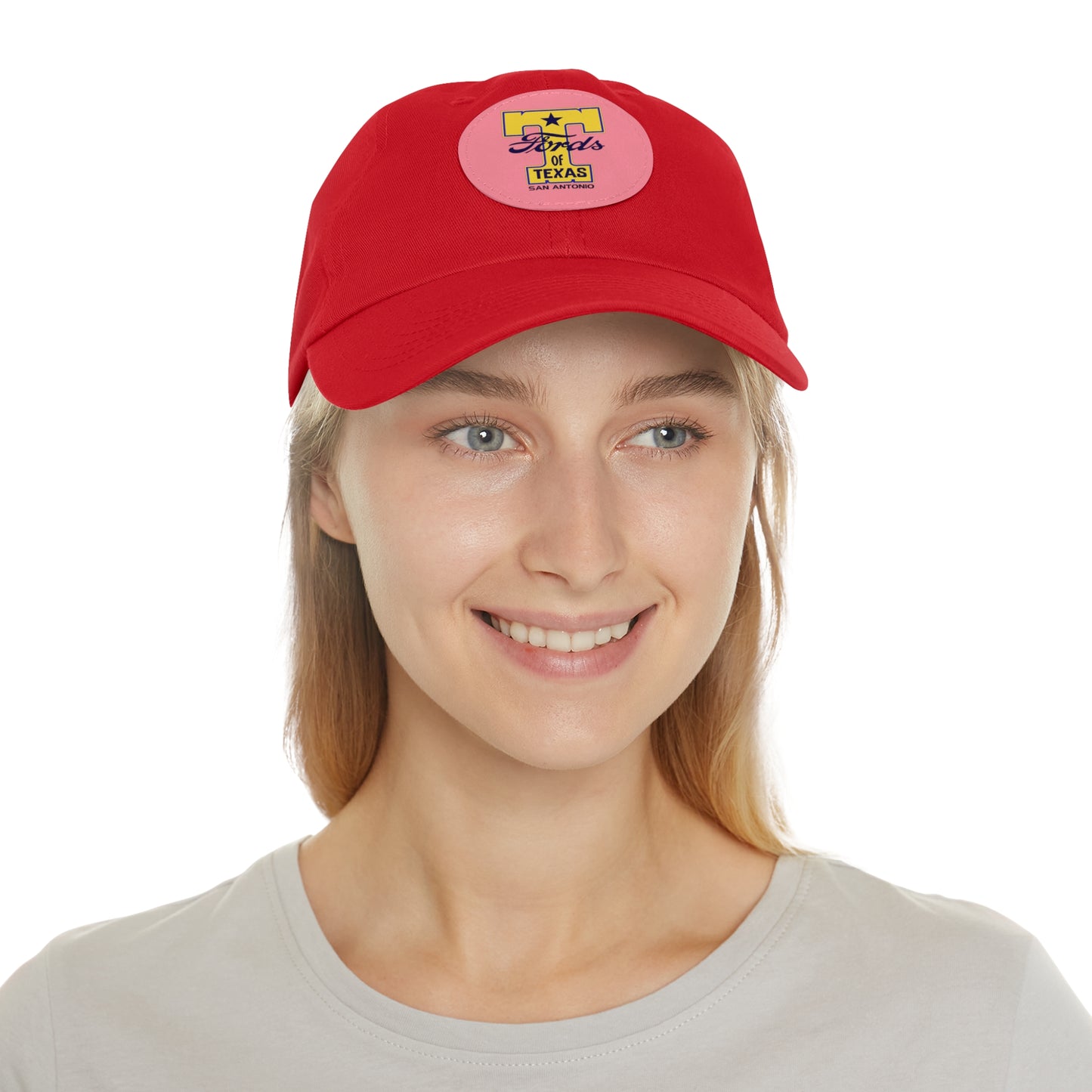 T Fords of Texas Dad Hat with Leather Patch (Round)