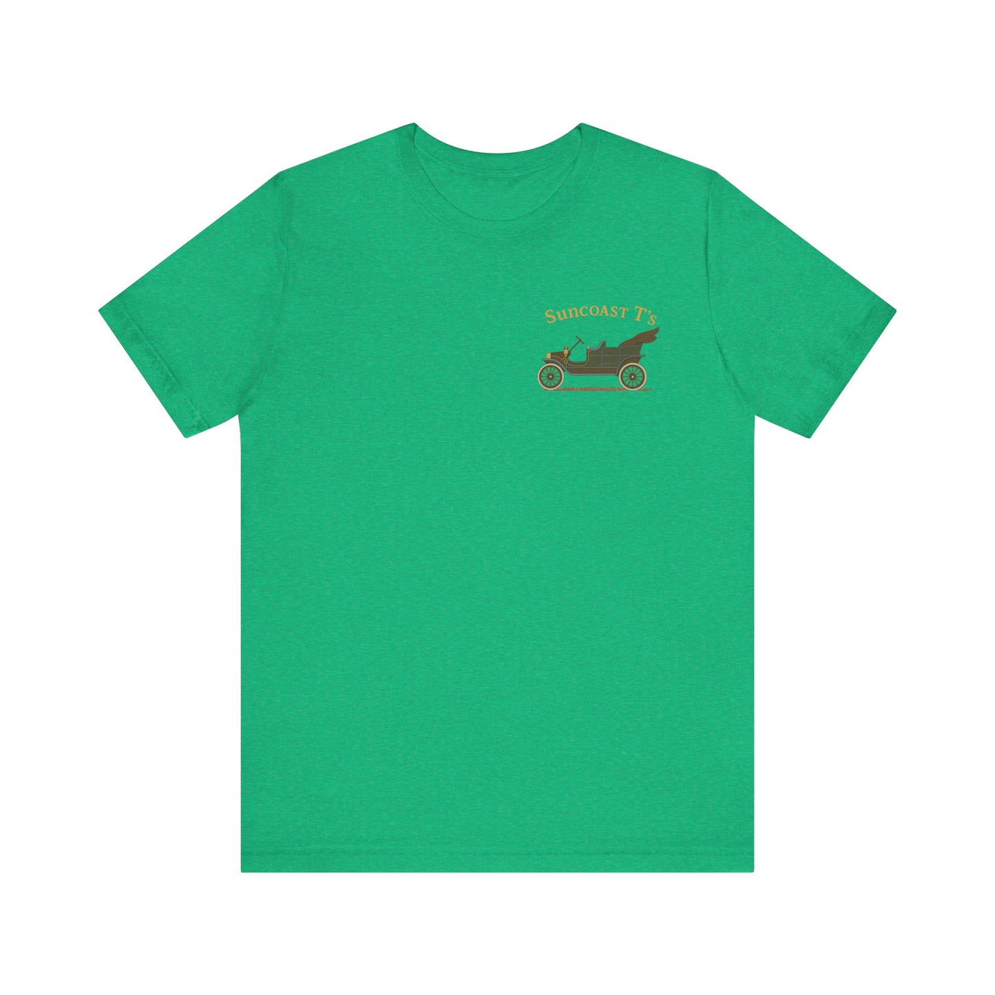 Suncoast T's (small logo) - Unisex Jersey Short Sleeve Tee