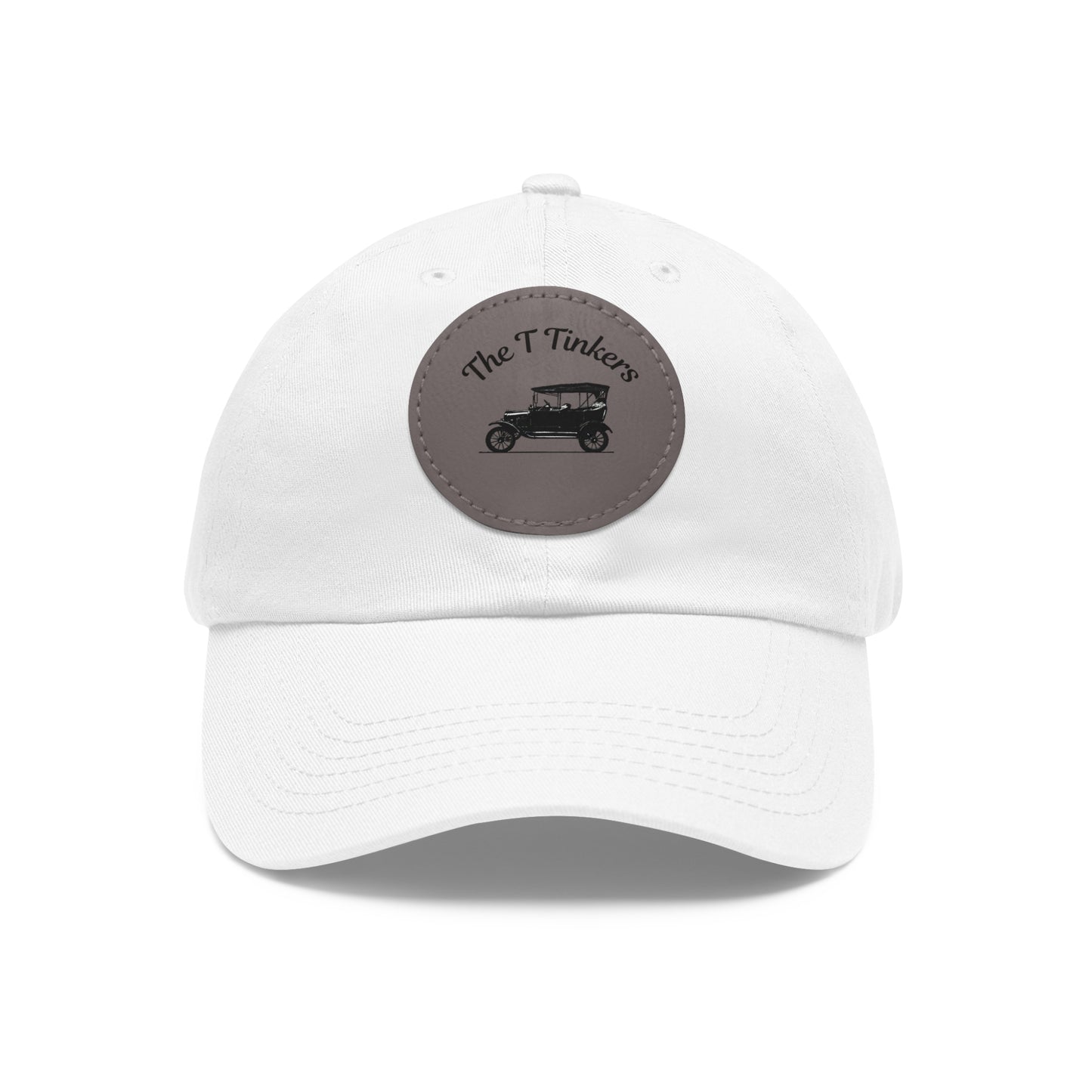 The T Tinkers of Southern NJ - Dad Hat with Leather Patch (Round)