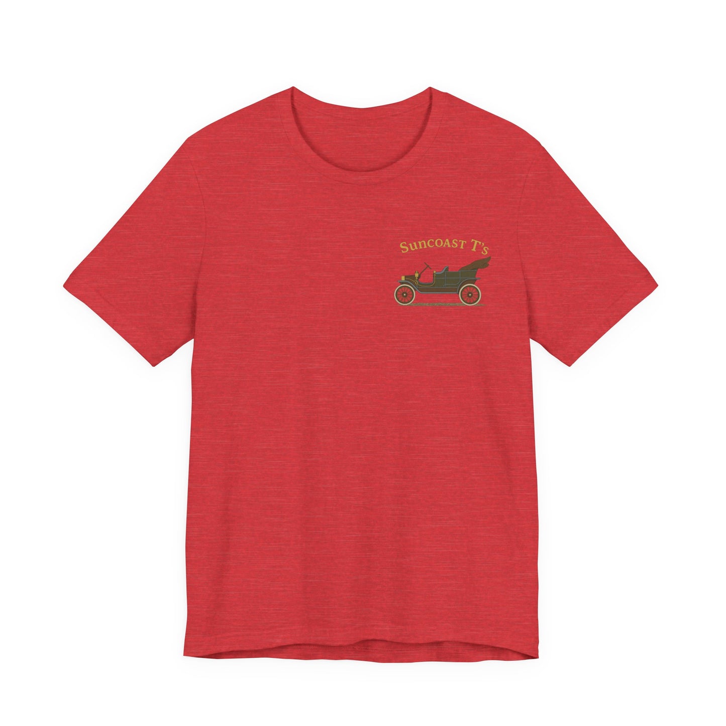 Suncoast T's (small logo) - Unisex Jersey Short Sleeve Tee