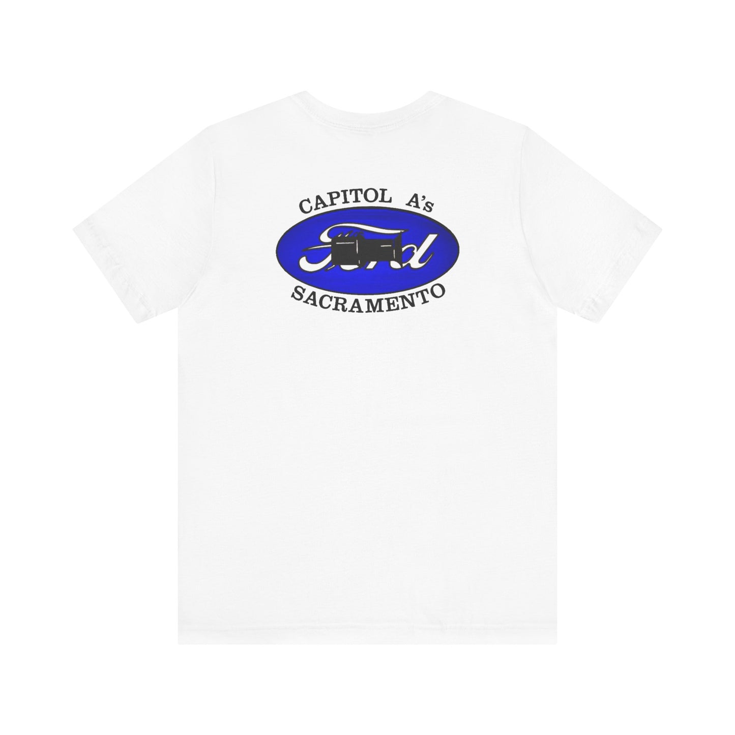 Capitol A's (front and back print) Unisex Jersey Short Sleeve Tee