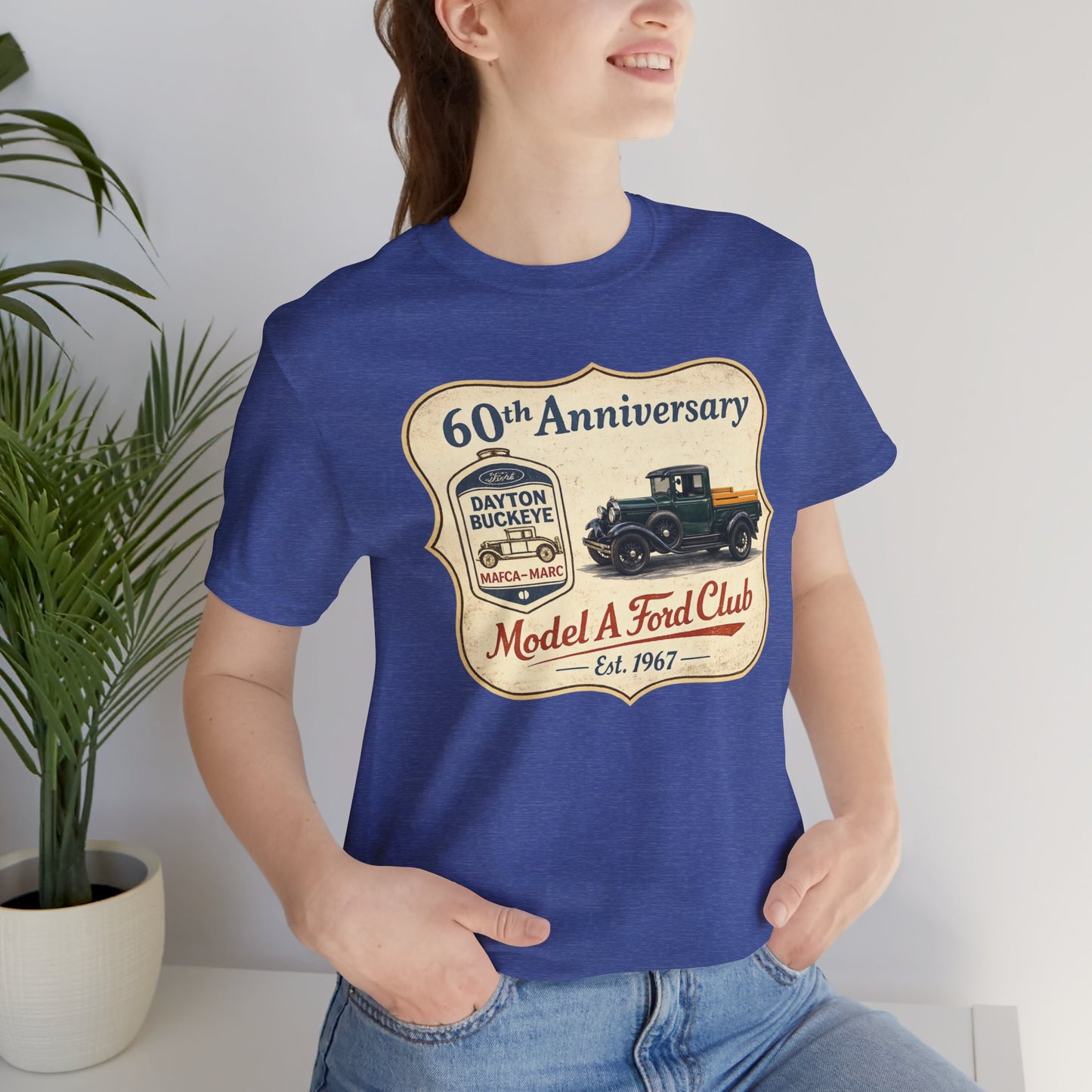 Dayton Buckeye Model A Ford Club 60th Anniversary Tee — Pickup (KS)