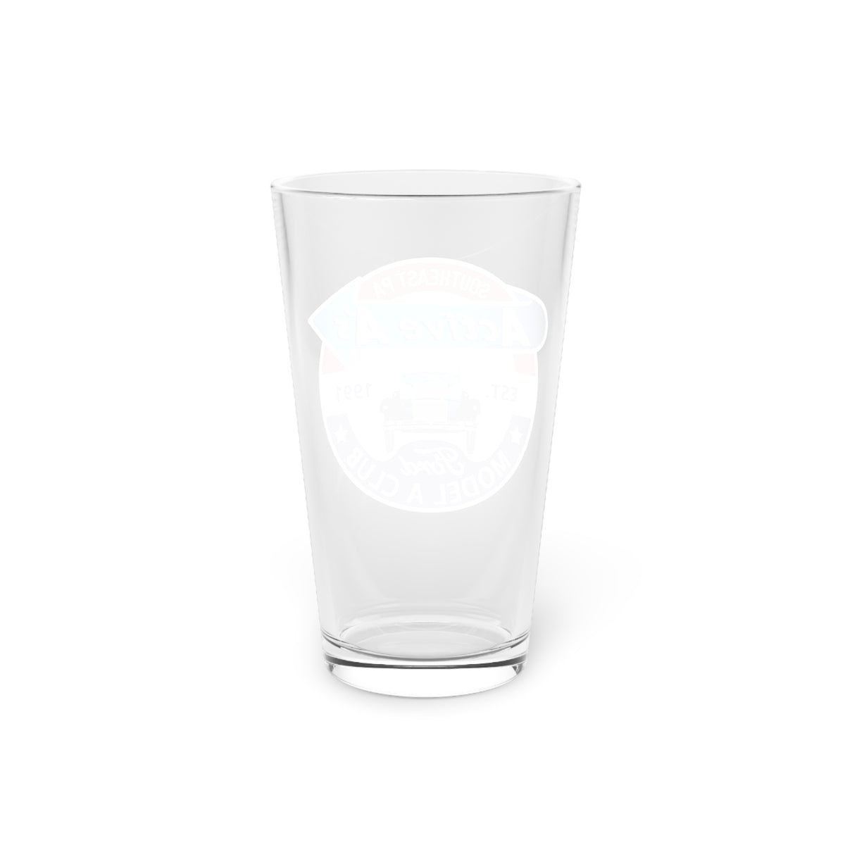 Active A's Ford Model A Club 16oz Pint Glass