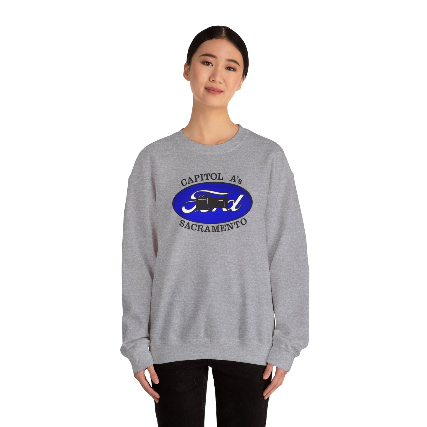 Capitol A's (front print) Unisex Heavy Blend™ Crewneck Sweatshirt