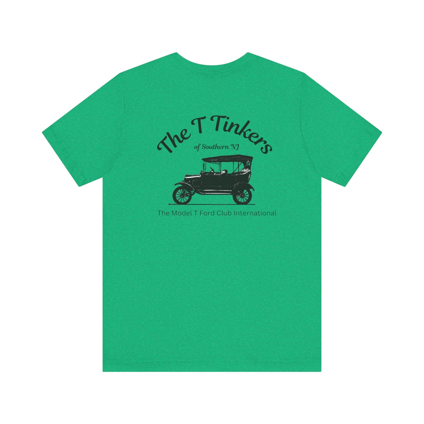 The T Tinkers of Southern NJ (front and back print) Unisex Jersey Short Sleeve Tee
