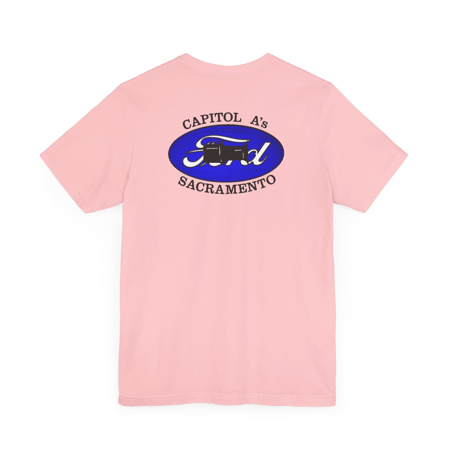 Capitol A's (front and back print) Unisex Jersey Short Sleeve Tee