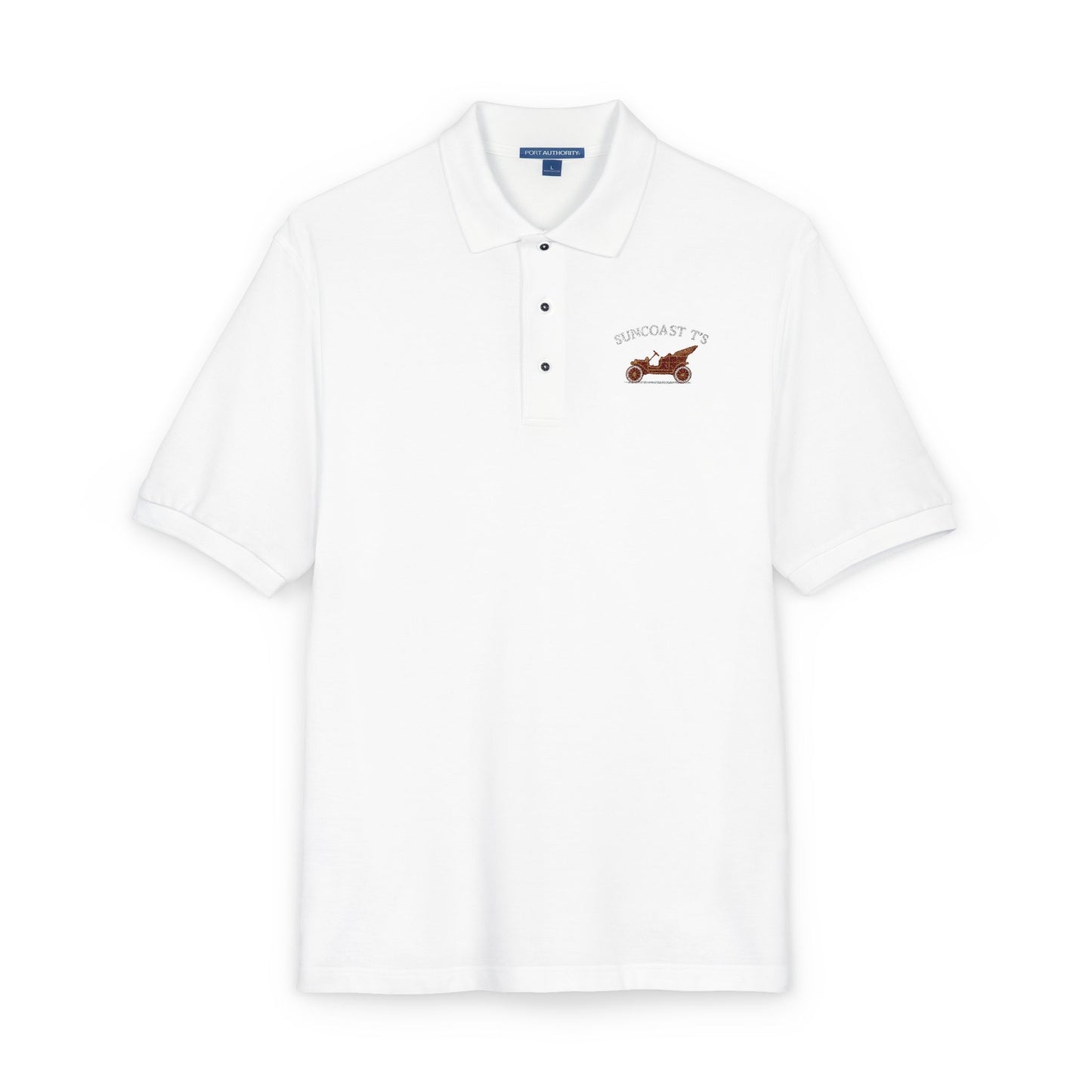 Suncoast T's - Stylish Embroidered Unisex Polo Shirt for Casual Wear