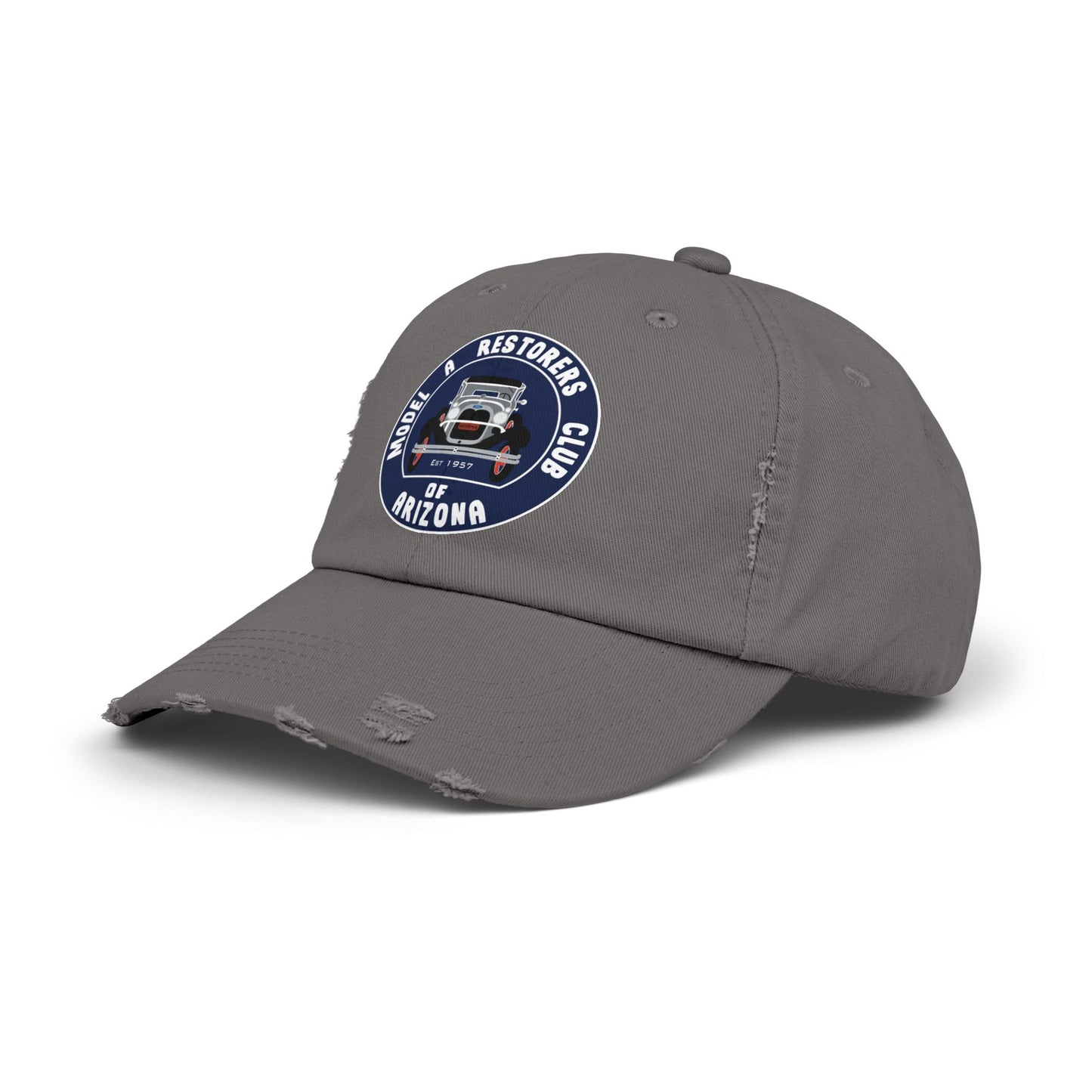 MARC of Arizona Unisex Distressed Cap - Model A Restoration Club of Arizona Emblem