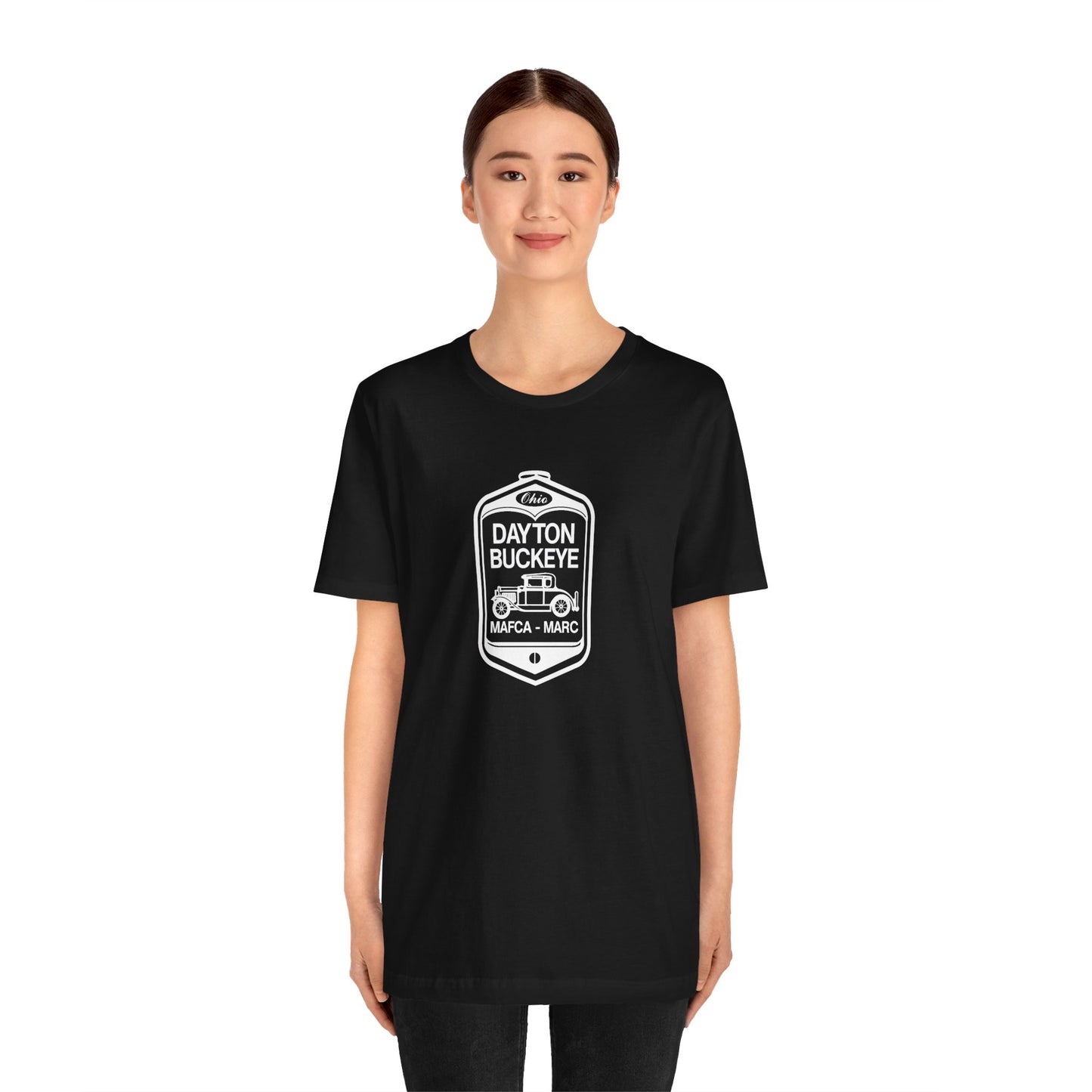 Dayton Buckeye (large front logo) Unisex Jersey Short Sleeve Tee