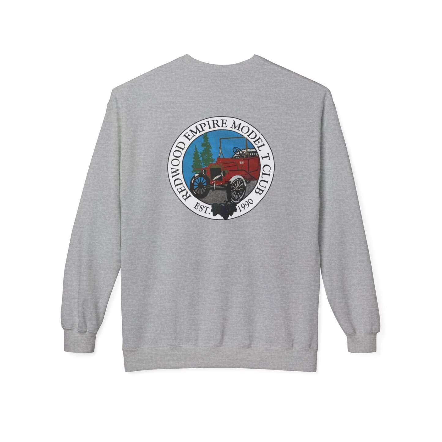 Redwood Empire Model T Club Sweatshirt - Softstyle Crewneck for Classic Car Enthusiasts