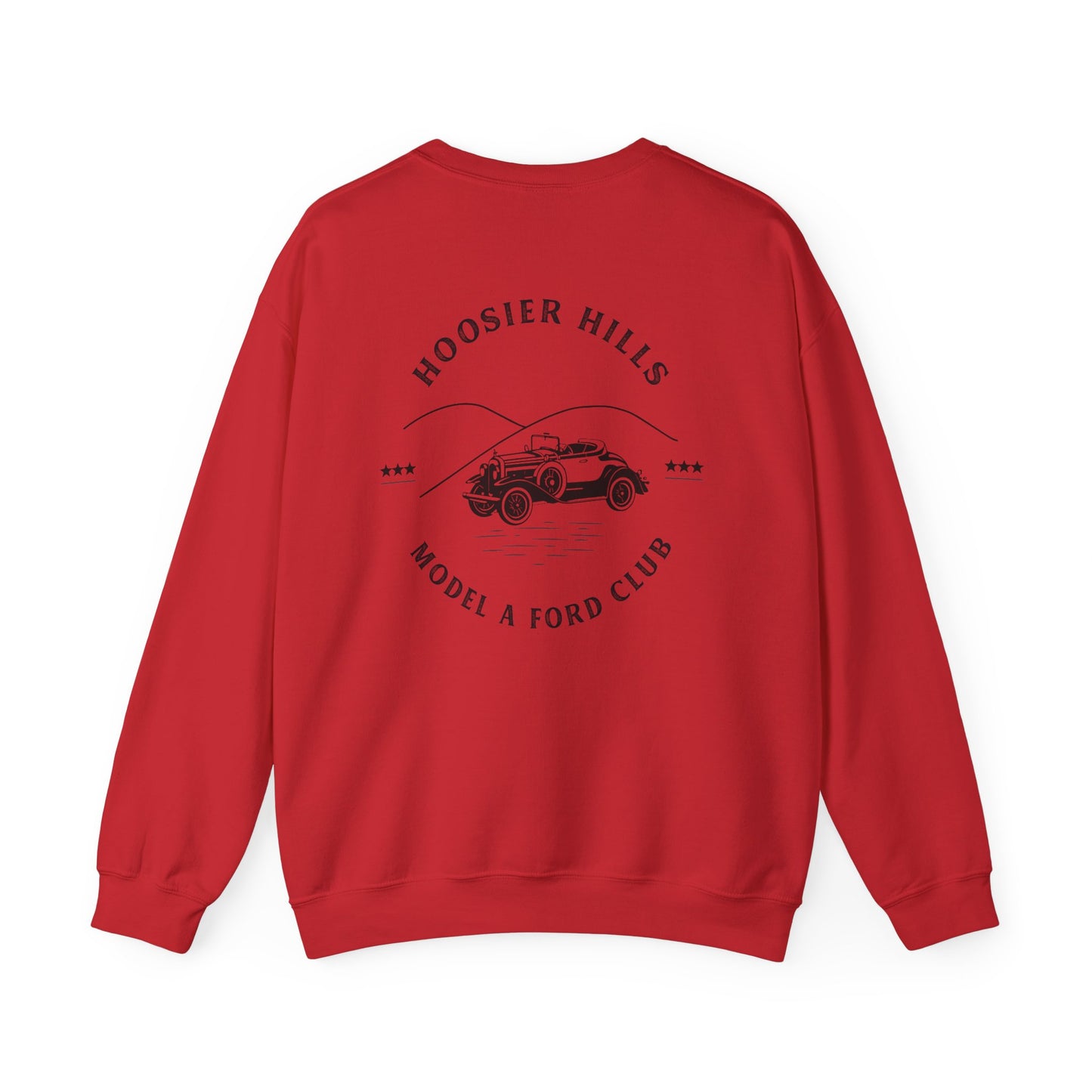 Hoosier Hills Model A Ford Club Unisex Heavy Blend™ Crewneck Sweatshirt