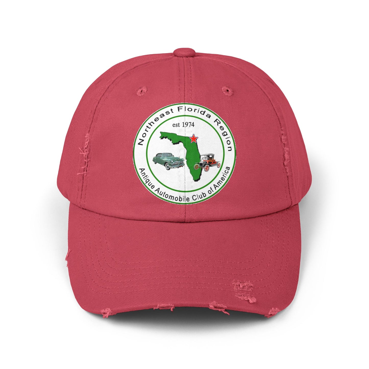 Northeast Florida Region AACA Unisex Distressed Cap