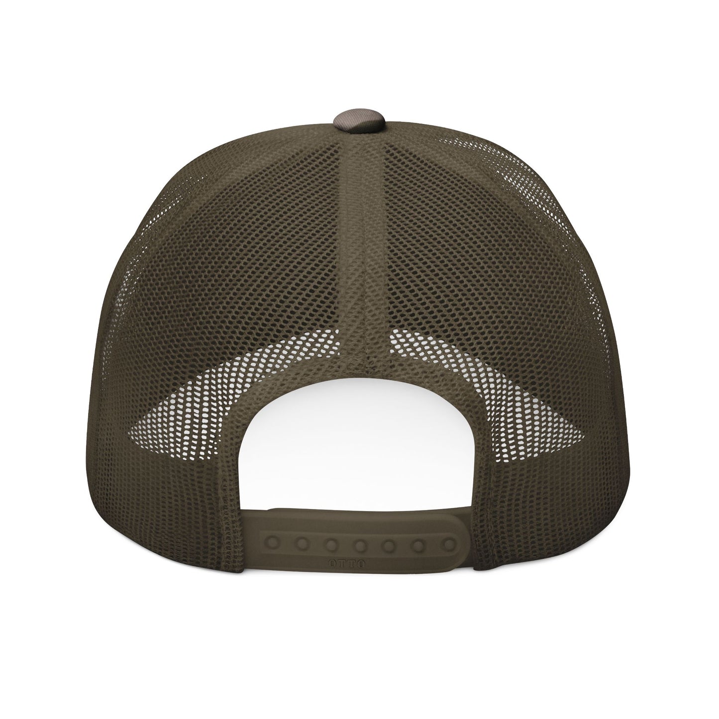 Southern Kentucky Region Model A Restorer's Club Camouflage Trucker Hat — Embroidered Mesh Cap