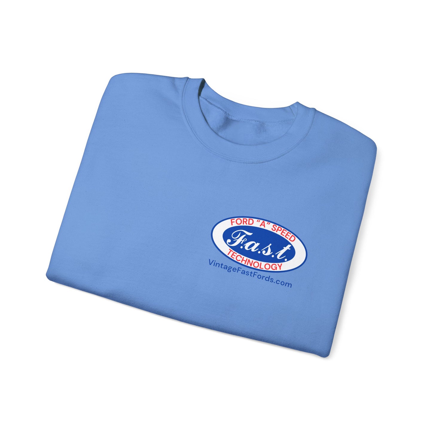 F.A.S.T. Ford "A" Speed Technology (front & back logo) Unisex Crewneck Sweatshirt