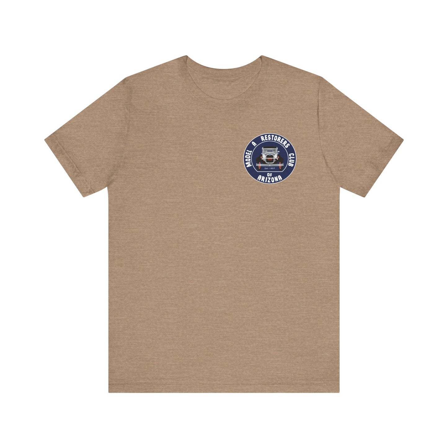 MARC of Arizona (front and back logos) Unisex Jersey Tee - Classic Car Enthusiast Shirt
