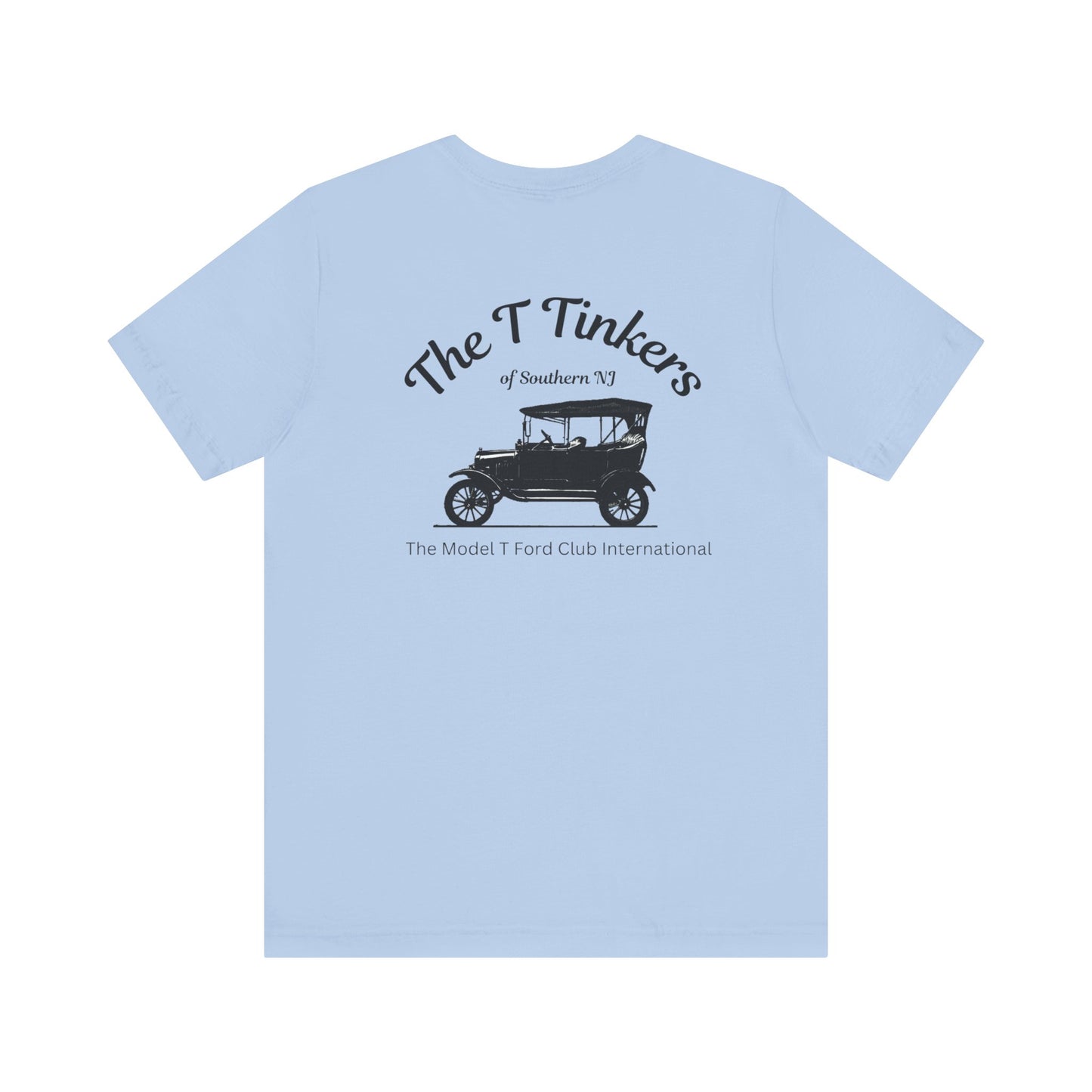 The T Tinkers of Southern NJ (front and back print) Unisex Jersey Short Sleeve Tee