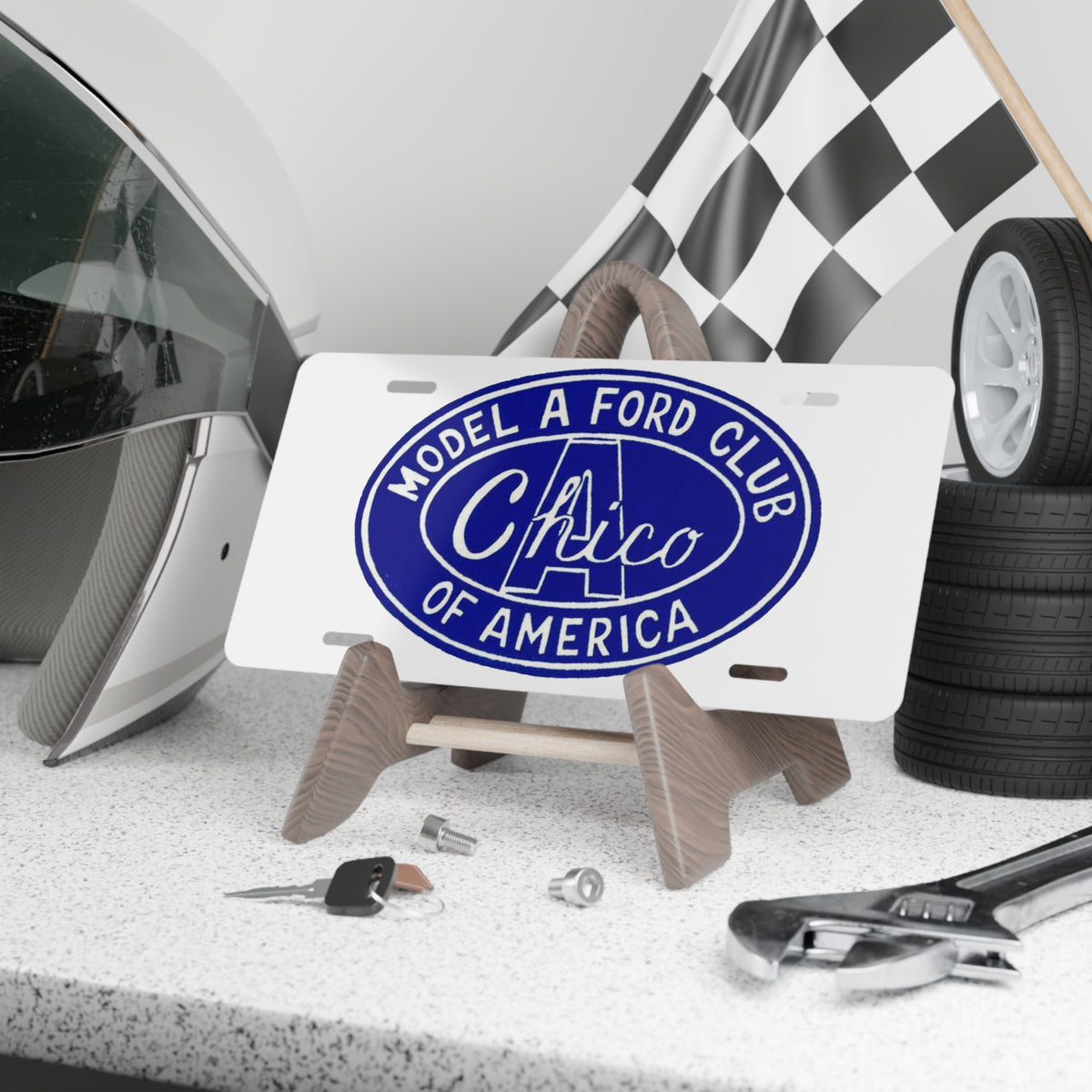 Chico A's Vanity Plate - Model A Ford Club of America Design