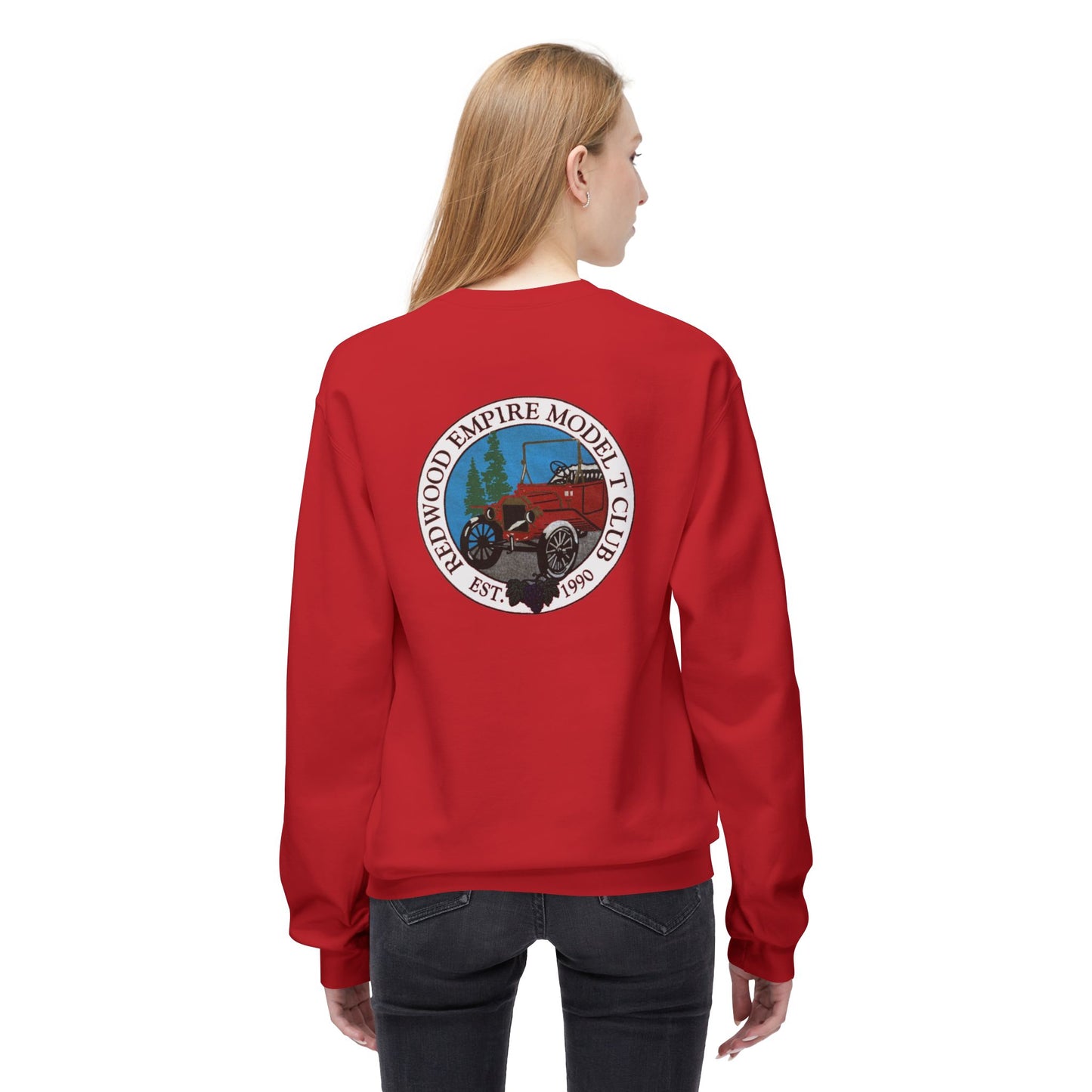Redwood Empire Model T Club Sweatshirt - Softstyle Crewneck for Classic Car Enthusiasts