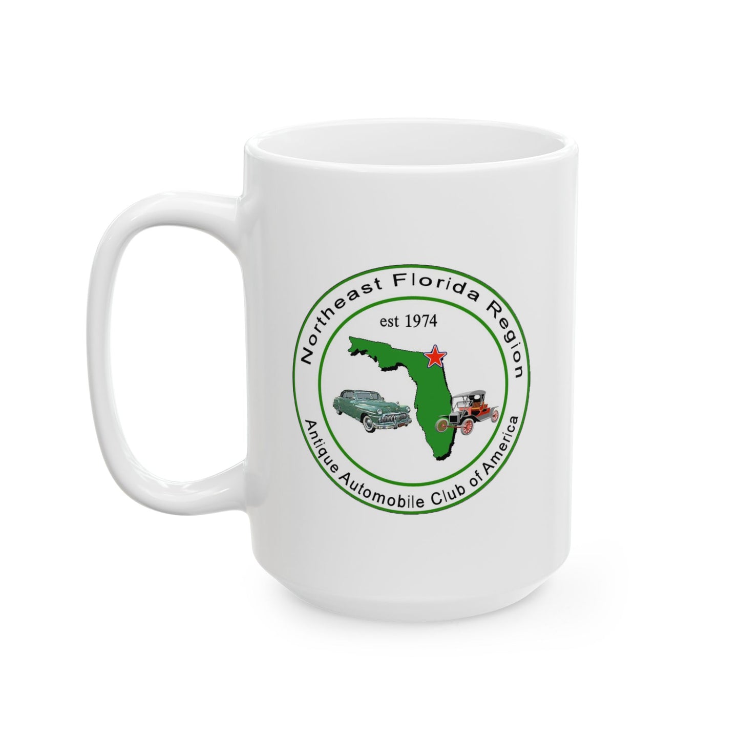 Northeast Florida Region AACA Ceramic Mug - Ideal for Enthusiasts & Gift Giving