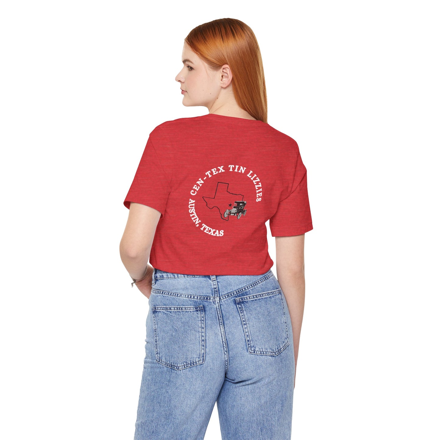 Cen-Tex Tin Lizzies (front and back print) Unisex Jersey Short Sleeve Tee