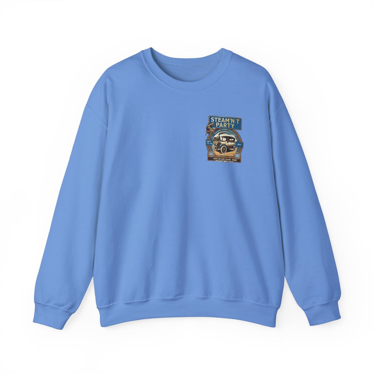 Foothills Model T Ford Club STEAM'N T PARTY Sweatshirt (front and back logos)