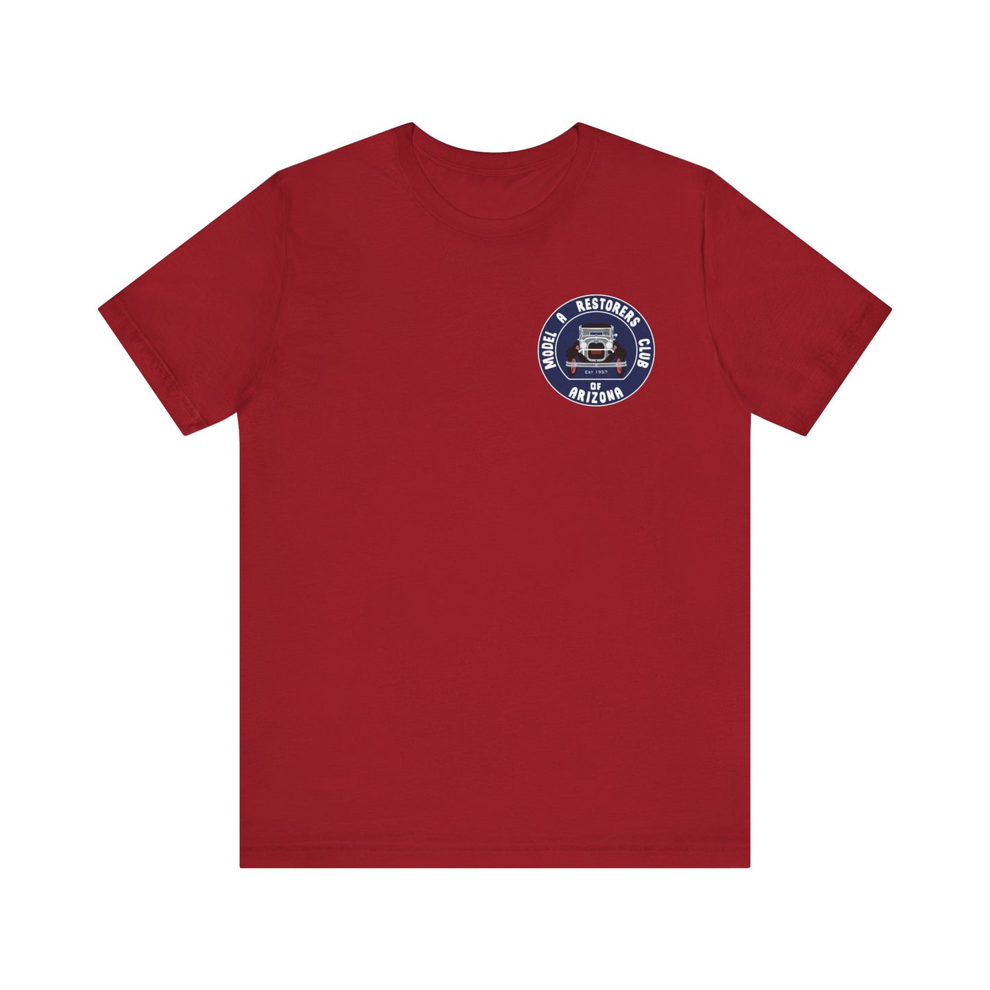 MARC of Arizona (front and back logos) Unisex Jersey Tee - Classic Car Enthusiast Shirt