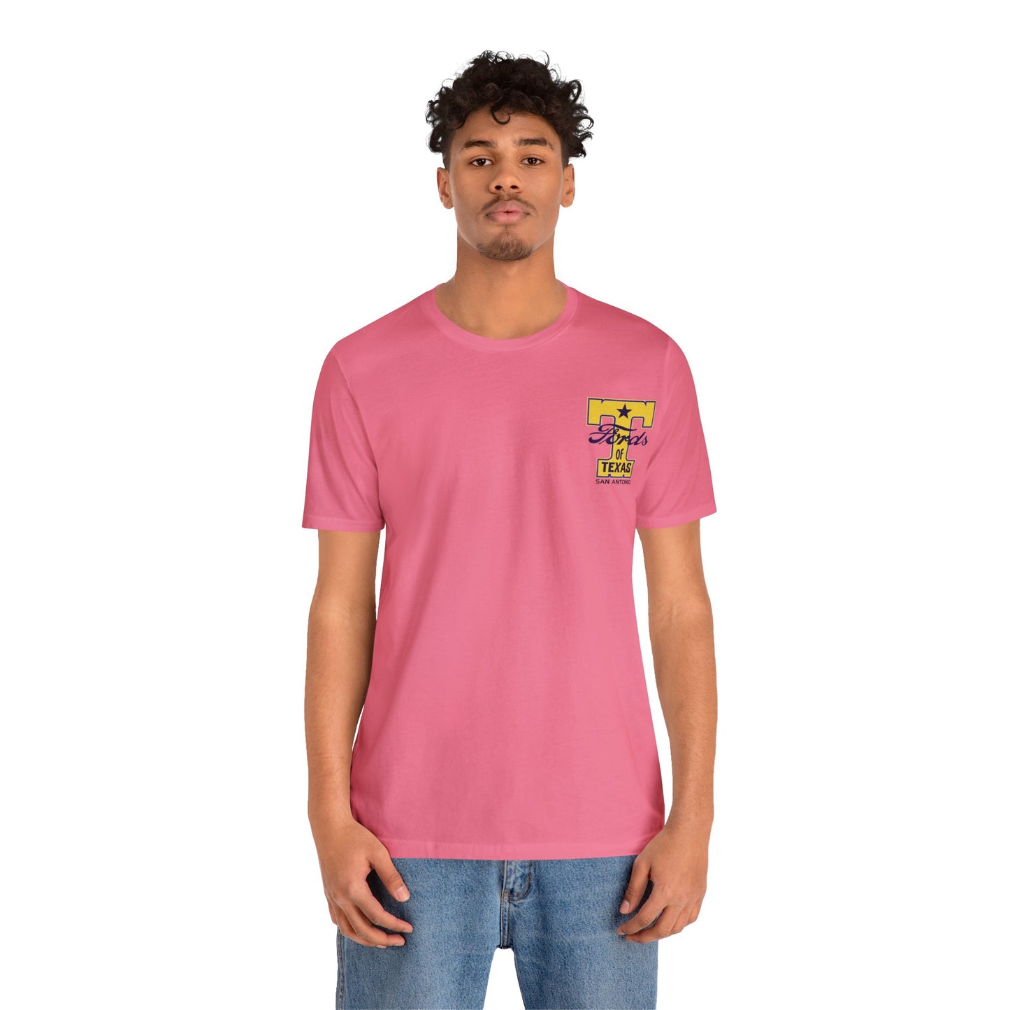 T Fords of Texas (front and back print) Unisex Jersey Short Sleeve Tee