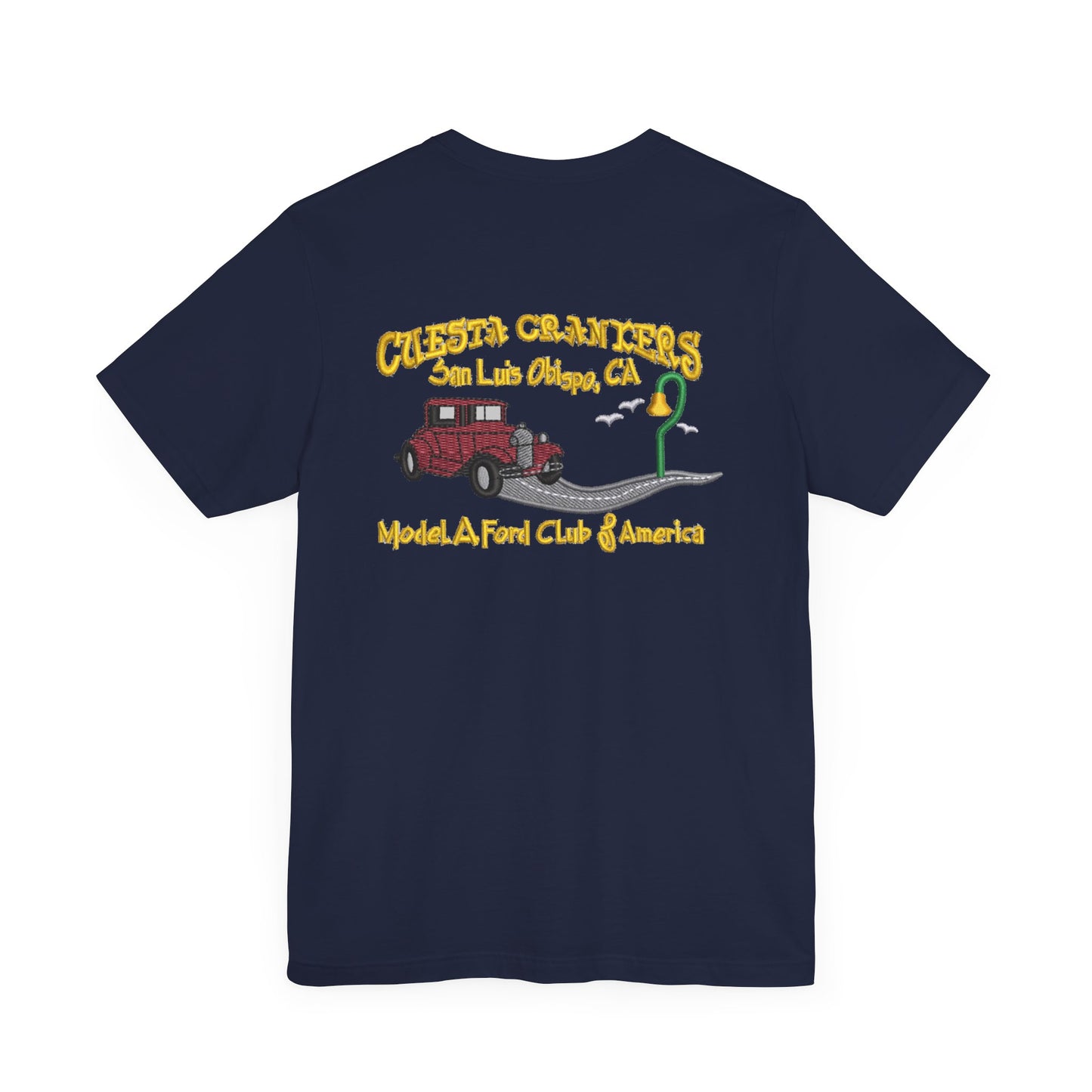 Cuesta Crankers (front and back print) Unisex Jersey Short Sleeve Tee