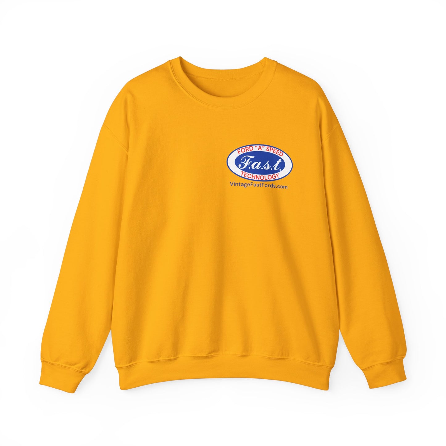 F.A.S.T. Ford "A" Speed Technology (front & back logo) Unisex Crewneck Sweatshirt