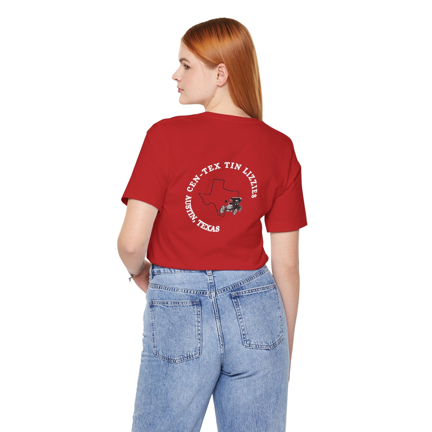 Cen-Tex Tin Lizzies (front and back print) Unisex Jersey Short Sleeve Tee