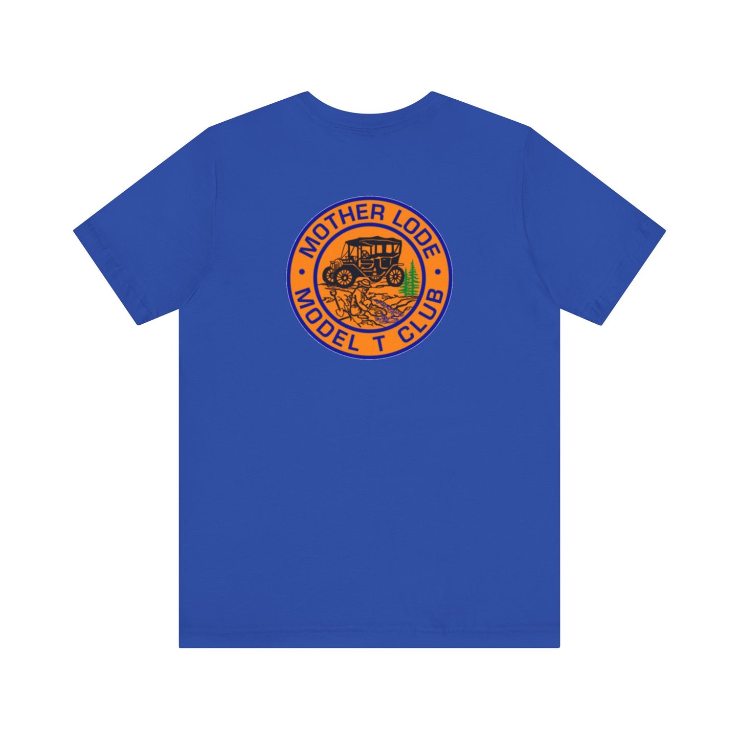 Mother Lode Model T Club (front and back print) Unisex Jersey Short Sleeve Tee