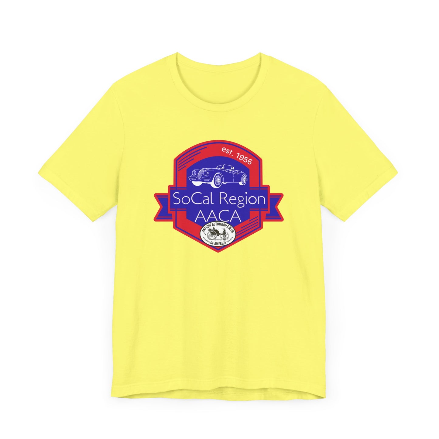 SoCal Region AACA Vintage Car Tee - Unisex Short Sleeve T-Shirt