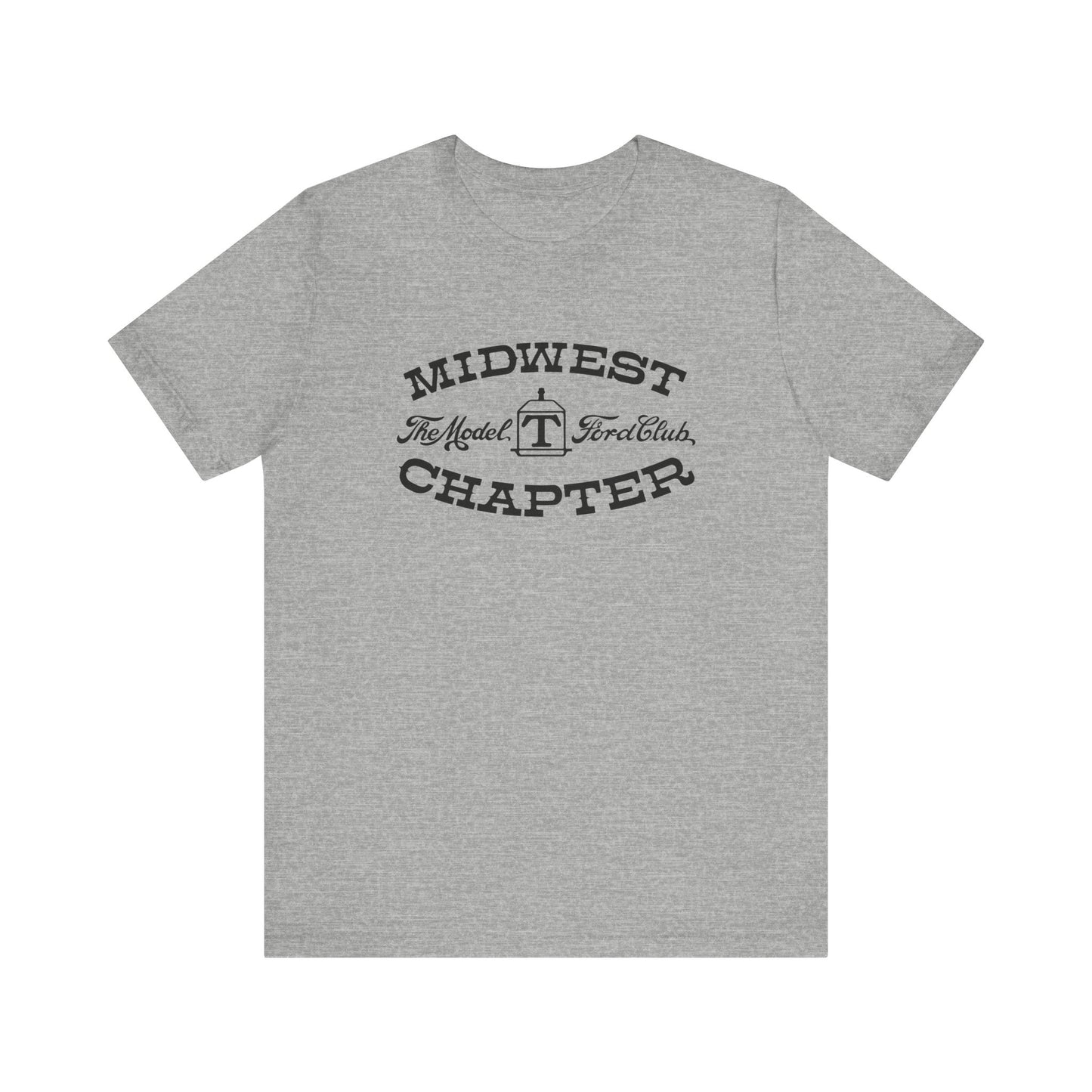 Midwest Chapter - The Model T Ford Club (front logo) T-Shirt