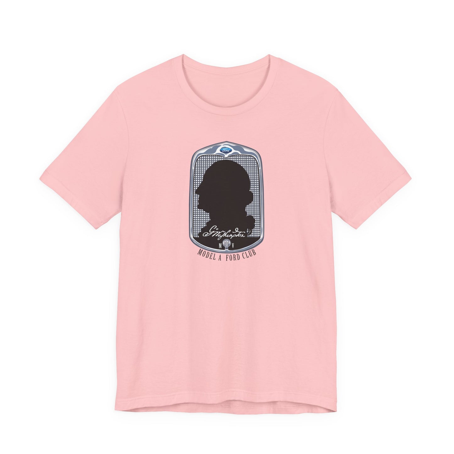 George Washington Model A Ford Club (front black logo) Unisex Jersey Short Sleeve Tee