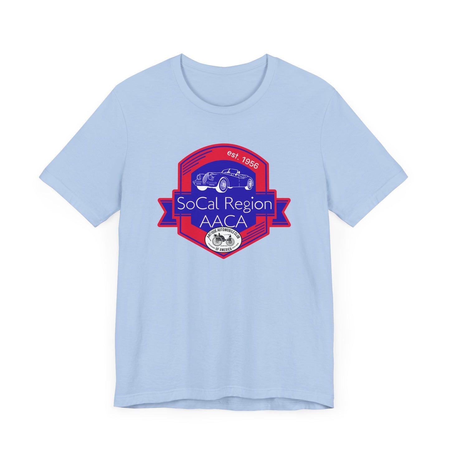 SoCal Region AACA Vintage Car Tee - Unisex Short Sleeve T-Shirt