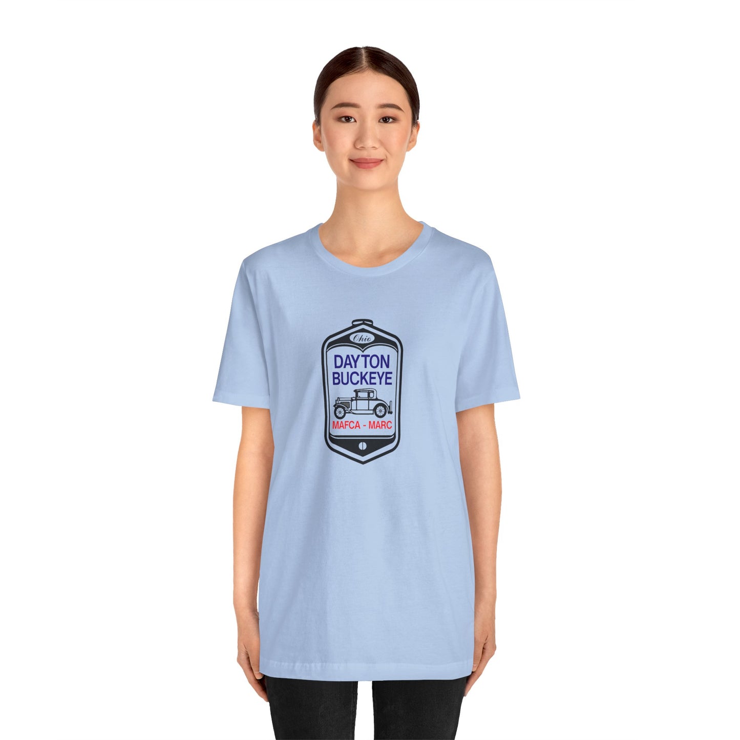 Dayton Buckeye (large front logo) Unisex Jersey Short Sleeve Tee