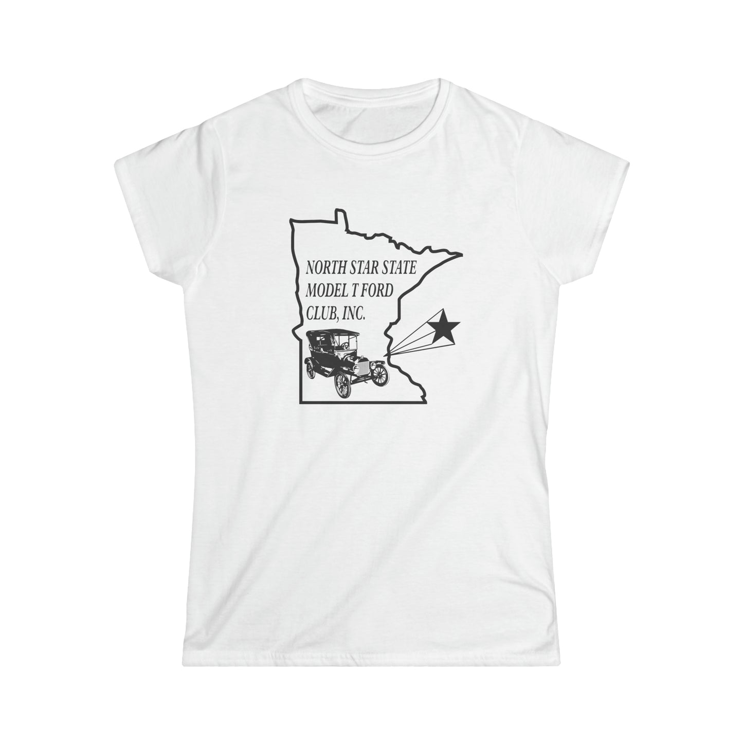 North Star State Model T Club Women's Softstyle Tee