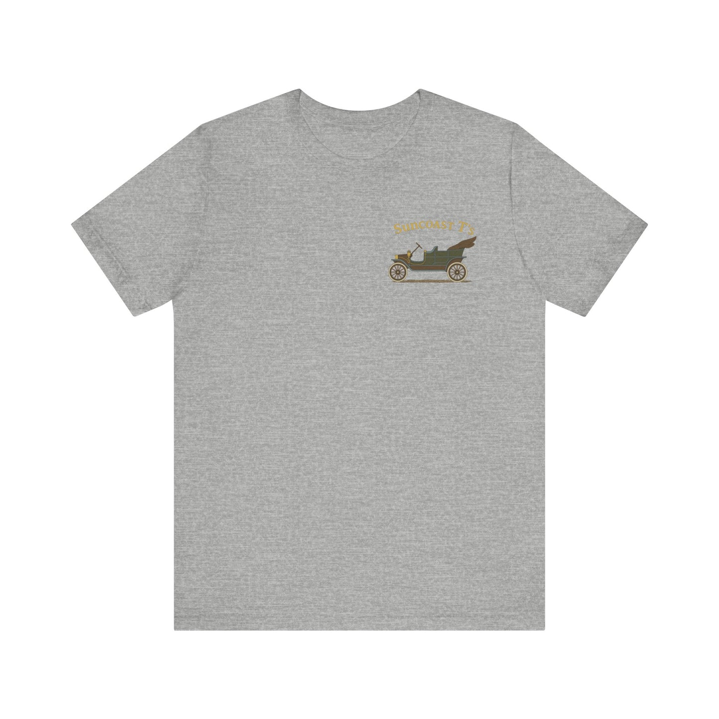 Suncoast T's (small logo) - Unisex Jersey Short Sleeve Tee