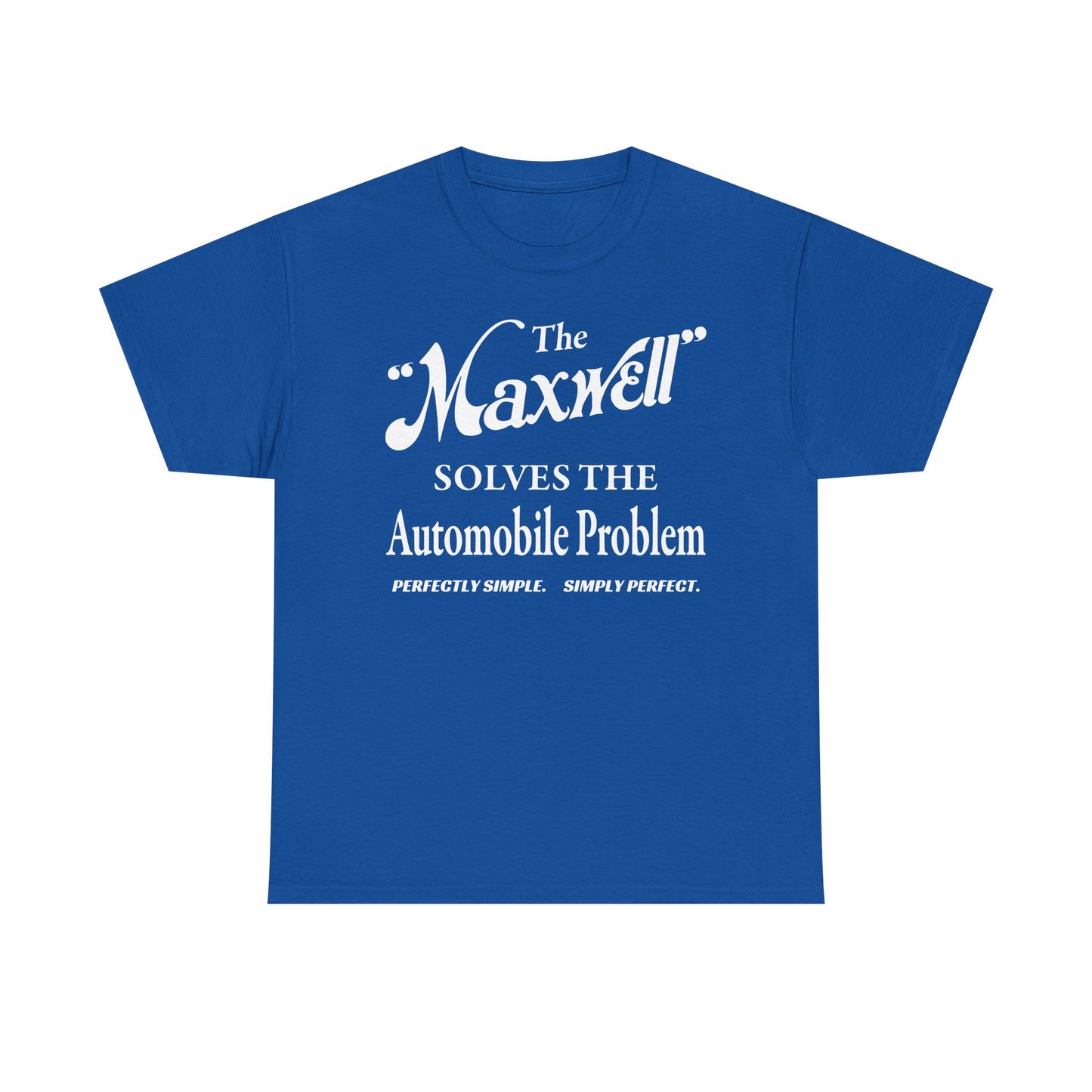 Maxwell Briscoe Motor Club - T-Shirt, Heavy Unisex Cotton Graphic Shirt, Gift for Car Enthusiasts, Perfect for Everyday Wear