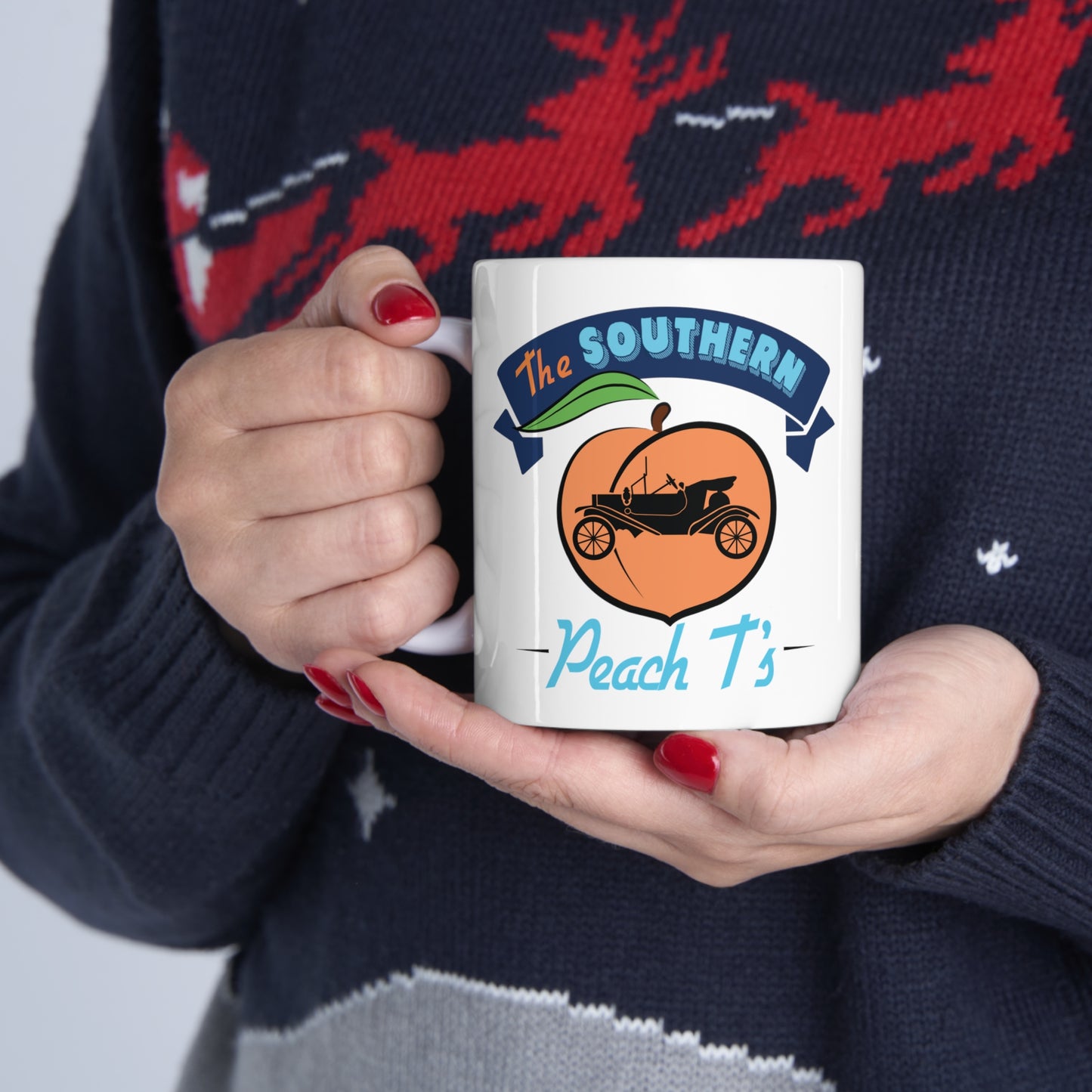 The Southern Peach T's Ceramic Mug 11oz