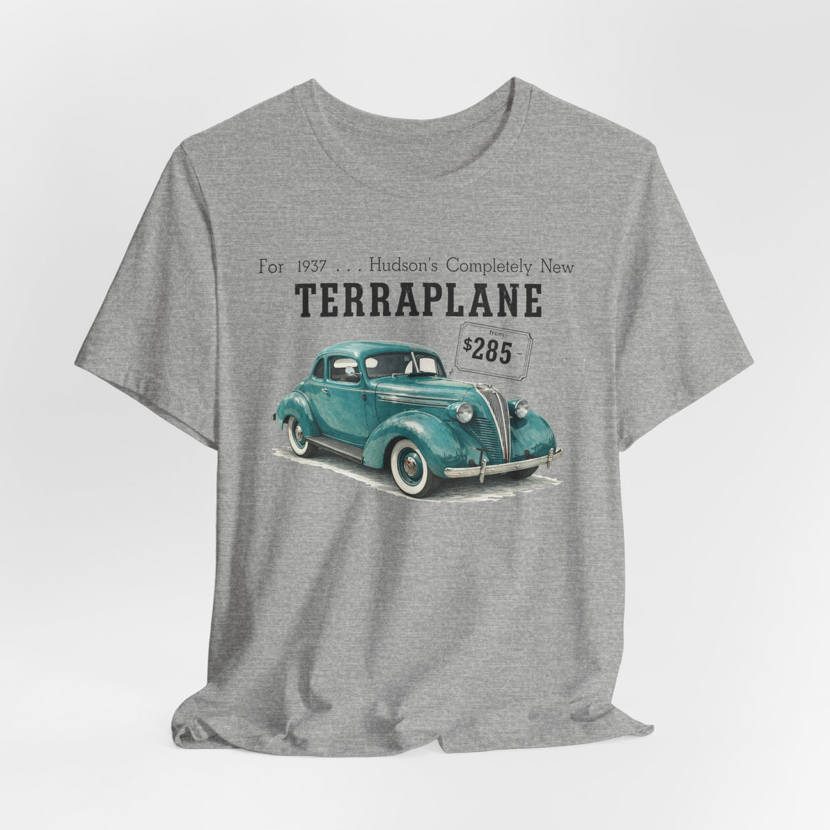 1937 Hudson Terraplane Utility Coupe - Unisex Jersey Short Sleeve Tee (JG)