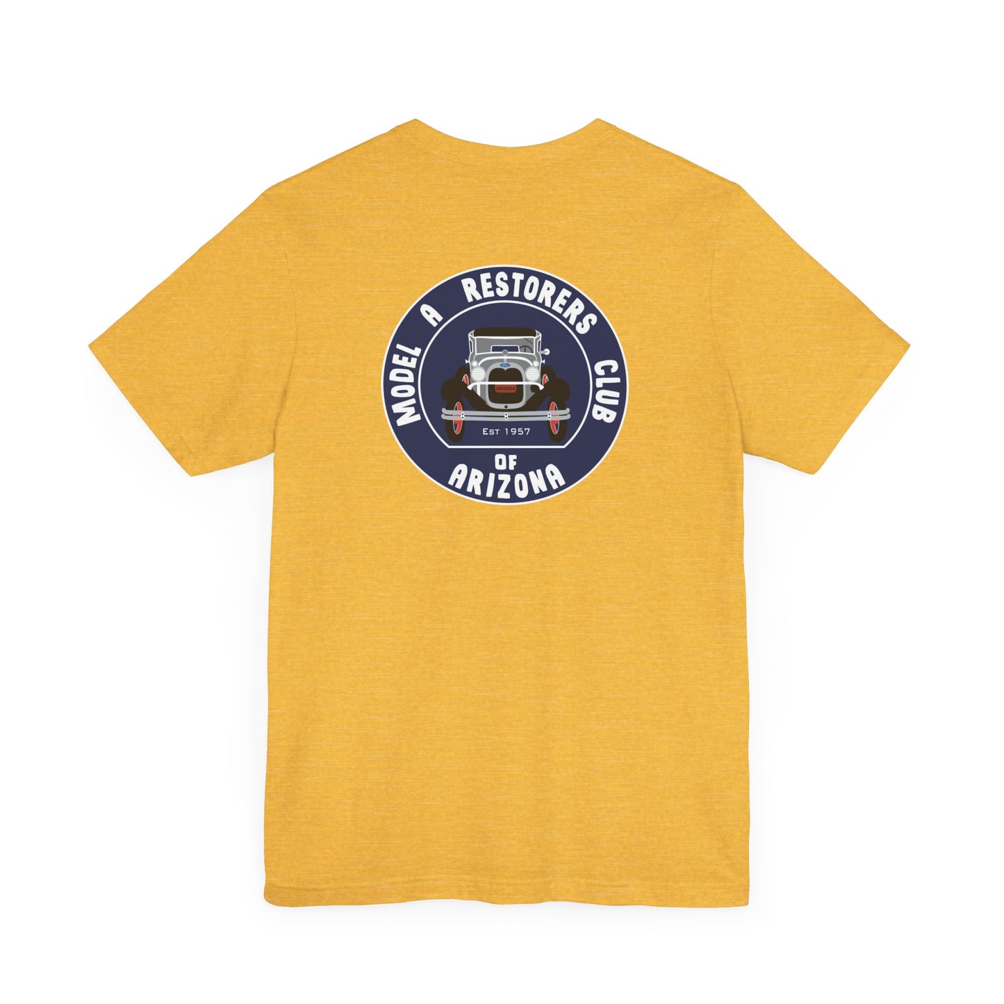 MARC of Arizona (front and back logos) Unisex Jersey Tee - Classic Car Enthusiast Shirt