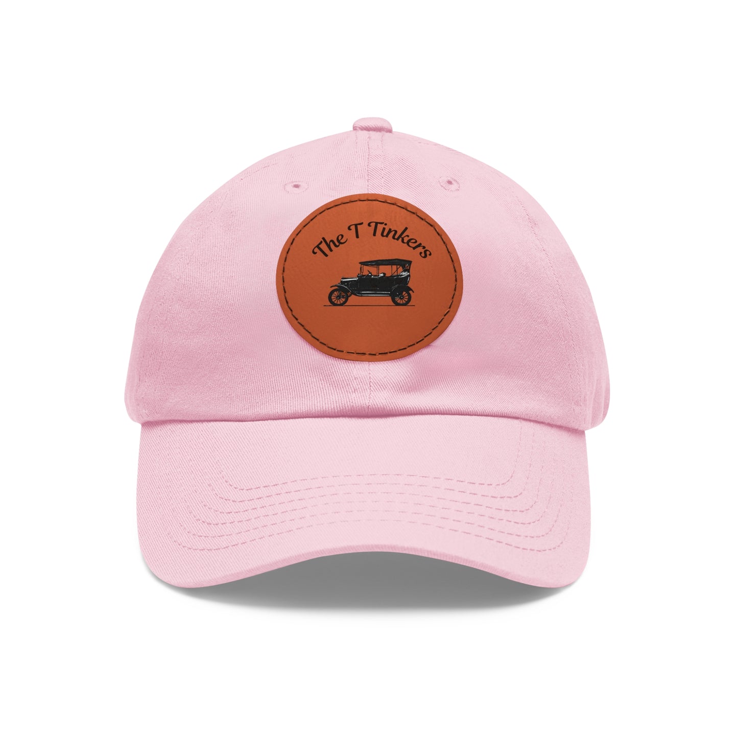 The T Tinkers of Southern NJ - Dad Hat with Leather Patch (Round)