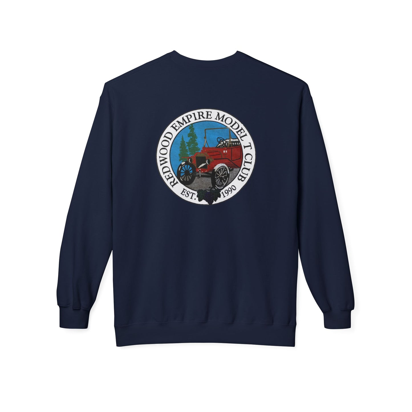 Redwood Empire Model T Club Sweatshirt - Softstyle Crewneck for Classic Car Enthusiasts