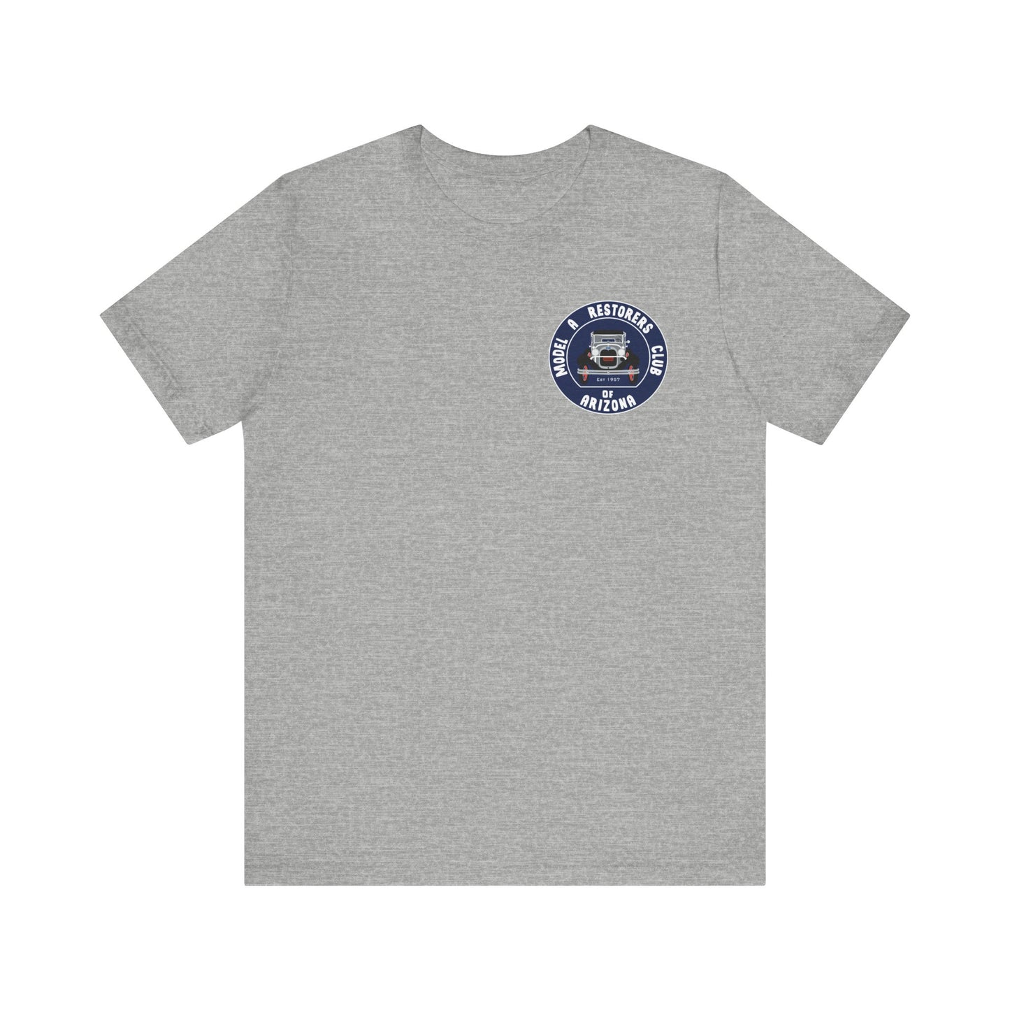 MARC of Arizona (front and back logos) Unisex Jersey Tee - Classic Car Enthusiast Shirt