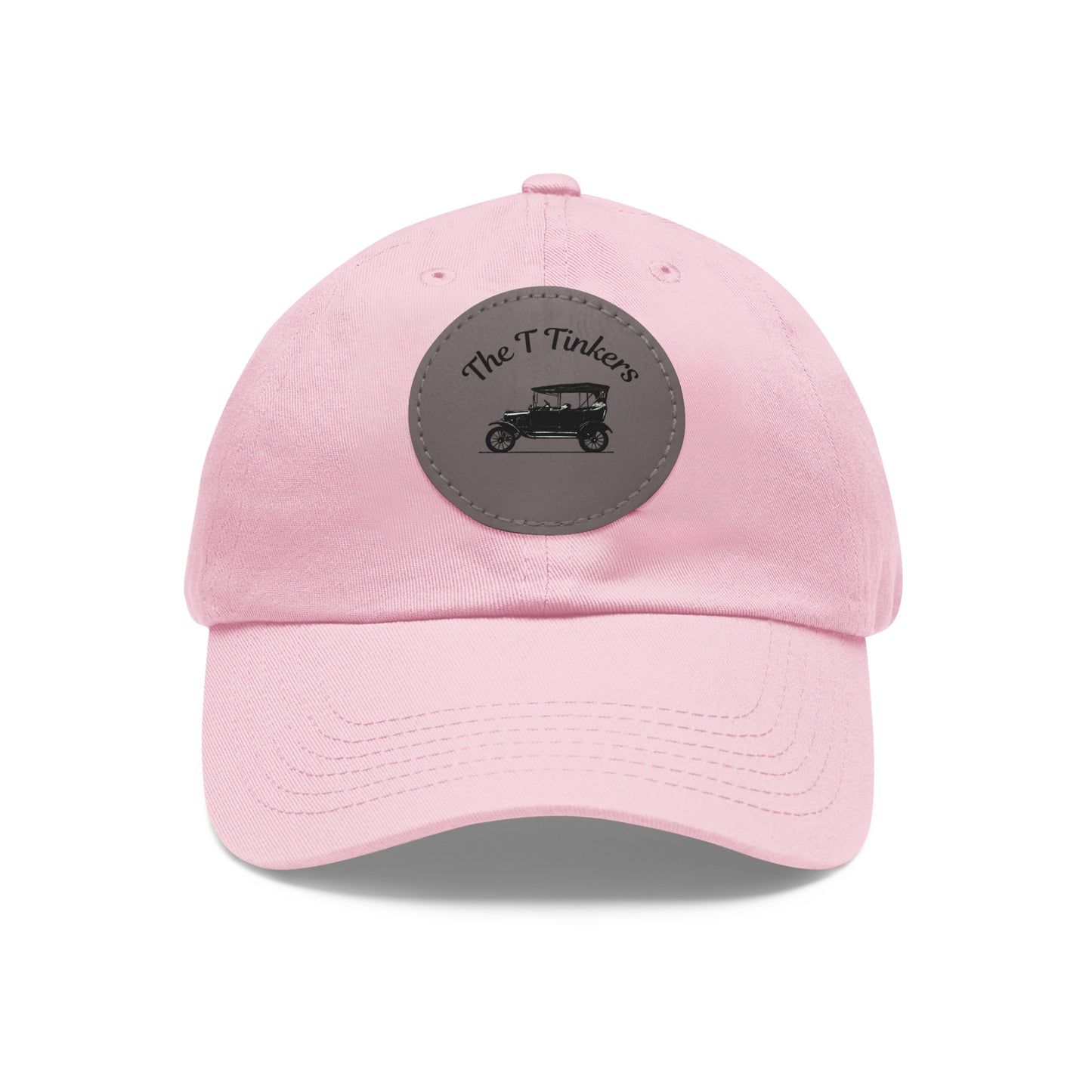The T Tinkers of Southern NJ - Dad Hat with Leather Patch (Round)